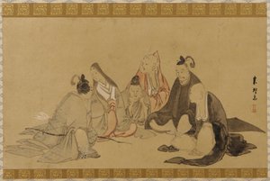 छह अमर कवि, ईदो काल, 18वीं सदी के अंत में 19वीं सदी के प्रारंभ में।