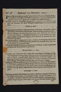 Gazzetta di Mantova - सबसे पुराना इतालवी समाचार पत्र, 1665 द्वारा ऐतिहासिक वस्तु