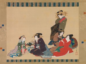 पांच सुंदरियां, 1840।
