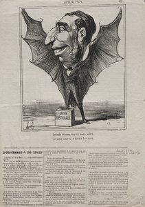 वास्तविकताओं संख्या 62: मैं एक पक्षी हूं, मेरे पंख देखें .., 1869। द्वारा होनोरे ड्यूमियर