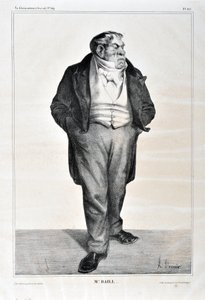 हॉनर ड्यूमियर द्वारा कलाकृति (1808-1879)। १८३३ से चारिवारी की तारीखें: सीरी सेलिब्रेट्स डे ला कैरिकेचर "" मिस्टर बेल ..."" म्यूजियम ऑफ फाइन आर्ट्स - पैलेस लॉन्गचैम्प, मार्सिले द्वारा होनोरे ड्यूमियर
