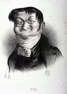 एडोल्फ थियर्स (1797-1877) द्वारा कार्टून, फ्रांसीसी राजनेता। होनोर ड्यूमियर (1808-1879) द्वारा ड्राइंग। अरबाद संग्रहालय। द्वारा होनोरे ड्यूमियर