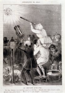 लेस एमेच्योर डी'एक्लिप्स - ड्यूमियर द्वारा उत्कीर्णन, "" चारिवारी""", v.1840 में द्वारा होनोरे ड्यूमियर