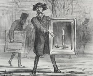 1859 प्लेट 1 की प्रदर्शनी: उन्होंने इससे इनकार किया है, इग्नोरम्यूज !, 1859। द्वारा होनोरे ड्यूमियर