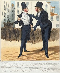 होम्योपैथिक डॉक्टर, &39;ला कैरिकेचर&39;, 1837 से द्वारा होनोरे ड्यूमियर