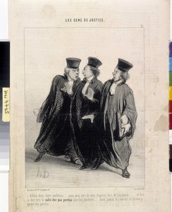 न्याय के लोग। हॉनर डौमियर द्वारा कार्टून (1808-1879), 37,5x28. समाचार पत्र ले "" चारिवारी "", मुसी डेस बेक्स आर्ट्स, पालिस लॉन्गचैम्प, मार्सिले से निकालें द्वारा होनोरे ड्यूमियर