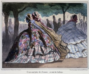 वे महिलाएं नहीं हैं, वे गुब्बारे हैं - Daumier . द्वारा द्वारा होनोरे ड्यूमियर