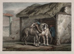 फार्म घोड़ा द्वारा एमिल जीन होरेस वर्नेट