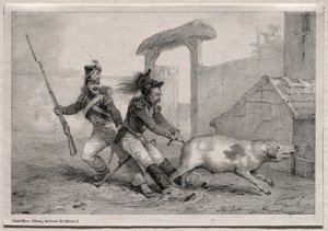Marauders, पकड़ फास्ट। द्वारा एमिल जीन होरेस वर्नेट