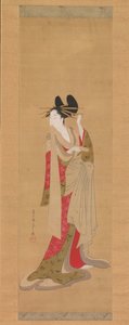 1756-1815 में उसके मुंह में एक पत्र के साथ सौजन्य। द्वारा होसोदा ईसीआई