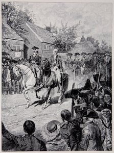जनरल वाशिंगटन और गवर्नर क्लिंटन की अध्यक्षता में सिविल जुलूस द्वारा हावर्ड पाइल