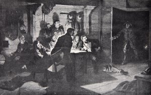 हार्पर वीकली, 1878 का एक चित्रण, &39;व्रक इन द ऑफिंग ’! द्वारा हावर्ड पाइल