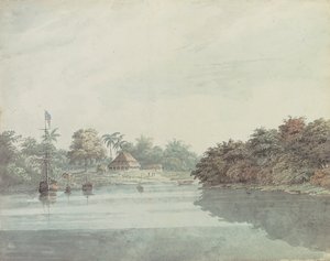 गवर्नर जनरल का गंगा, ब्रह्मपुत्र डेल्टा पर राजगद्दी है द्वारा ह्यूबर्ट कोर्निश