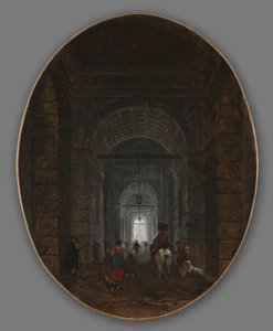 पोसटिपो का ग्रोटो, सी। 1769। द्वारा ह्यूबर्ट रॉबर्ट