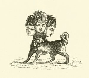 महिला Cerberus (उत्कीर्णन)