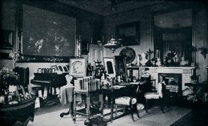 ओस्बोर्न में क्वींस प्राइवेट सिटिंग रूम, c1899, 1901 द्वारा ह्यूजेस और मुलिंस