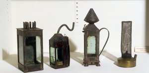 प्रोटोटाइप खनिक सुरक्षा लैंप, 1815 द्वारा हम्फ्री डेवी