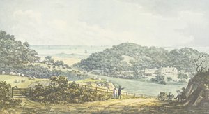 पैनोरमिक &39;के बाद&39;, एंटनी हाउस के लिए रेड बुक से, c.1812 द्वारा हम्फ्री रिटन