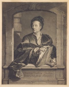 डॉक्टर क्लाउड देसाईस गेंड्रोन, जे। ड्यूल द्वारा उत्कीर्ण, c.1737 द्वारा जलकुंभी फ्रेंकोइस रिगौड