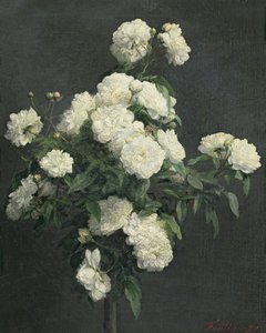 स्टिल लाइफ ऑफ व्हाइट पेओनीज, 1870