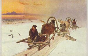 रूस में स्लीघों का समूह, 1871