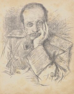 संगीतकार सेसर एंटोनोविच कुई 1835-1918, 1900 का चित्र। द्वारा इल्या एफिमोविच रेपिन