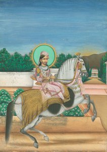 अलवर के महाराज श्योदान सिंह, सीए 1820 द्वारा भारतीय कला