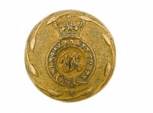 बटन, बंगाल स्टाफ कोर, 1876-1891 द्वारा इंडियन स्कूल