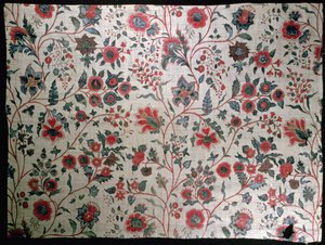 सजावटी कपड़ा, 1725-50 द्वारा इंडियन स्कूल