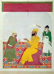 Guru Govind Singh (1666-1708) 1815-25  द्वारा इंडियन स्कूल