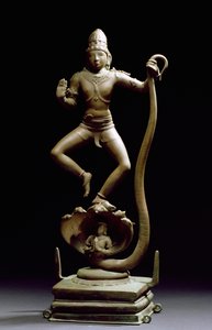 कालियाकृष्ण, चोल, तमिलनाडु (कांस्य) द्वारा इंडियन स्कूल