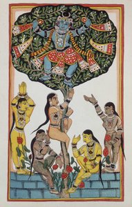 कृष्ण और 5 देवियों द्वारा इंडियन स्कूल