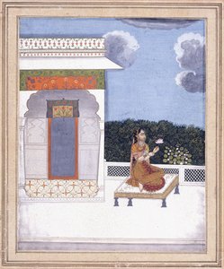 मालासरी रागिनी, सी। 1760-1770 द्वारा इंडियन स्कूल