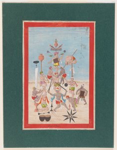 लघु पेंटिंग, c.1810 (wc कागज पर) द्वारा इंडियन स्कूल