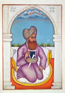 नवाब पीर मोहम्मद खान, द किंगडम ऑफ़ द पंजाब, इसके शासकों और प्रमुखों से, खंड II, एक अज्ञात भारतीय कलाकार द्वारा 30 वॉटरकलर अध्ययन की मात्रा, c.1840 (कागज पर wc) द्वारा इंडियन स्कूल
