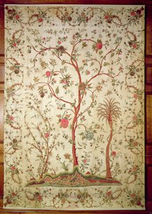कोरोमंडल तट से पालमपोर या कवरलेट, c.1770 (चिंट्ज़) द्वारा इंडियन स्कूल