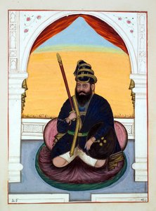 फोल सिंह निहंग, द किंगडम ऑफ़ द पंजाब, इसके शासकों और प्रमुखों से, खंड II, एक अज्ञात भारतीय कलाकार द्वारा 30 वॉटरकलर अध्ययन की मात्रा, c.1840 (कागज पर wc) द्वारा इंडियन स्कूल