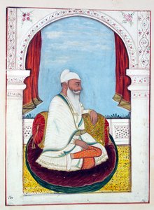 राजा लाल सिंह, द किंगडम ऑफ द पंजाब, इसके रूलर्स एंड चीफ्स, वॉल्यूम I, एक अज्ञात भारतीय कलाकार द्वारा 27 वॉटरकलर अध्ययन की मात्रा, c.1840 (कागज पर wc) द्वारा इंडियन स्कूल