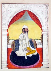 राजह साहिब दयाल, द किंगडम ऑफ़ द पंजाब, इसके शासकों और प्रमुखों, खंड I, एक अज्ञात भारतीय कलाकार द्वारा 27 वॉटरकलर अध्ययनों की मात्रा, c.1840 (कागज पर wc) द्वारा इंडियन स्कूल