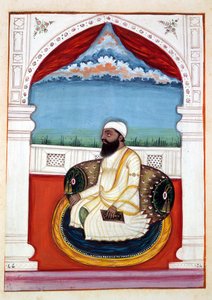 शेख मोहि-ओड-दीन, द किंगडम ऑफ द पंजाब, इसके रूलर्स एंड चीफ्स, खंड II, एक अज्ञात भारतीय कलाकार द्वारा 30 वॉटरकलर अध्ययन की मात्रा, c.1840 (कागज पर wc) द्वारा इंडियन स्कूल