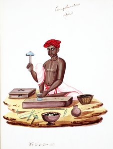 स्टोनमेसन (wc कागज पर) द्वारा इंडियन स्कूल