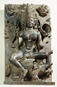 वरुणी, कोणार्क सूर्य मंदिर, उड़ीसा, पूर्वी गंगा राजवंश से नक्काशी द्वारा Indian School