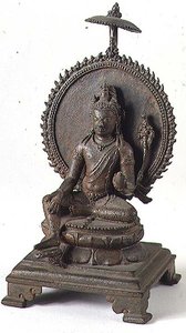 विष्णु, पल्लव, दक्षिण भारत (कांस्य) द्वारा इंडियन स्कूल