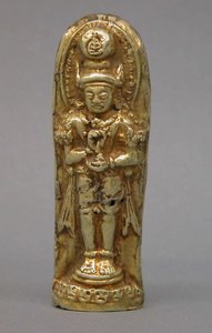 भैरव की मूर्ति, c.1300 (स्वर्ण) द्वारा इंडोनेशियाई स्कूल