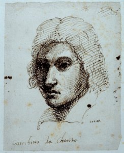 Guercino की ड्राइंग (कागज पर कलम और स्याही) द्वारा Inigo जोन्स