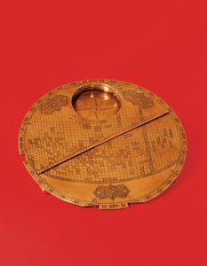 इस्लाफ़ मक्का-केंद्रित विश्व मानचित्र, इस्फ़हान से Safavid राजवंश द्वारा ईरानी स्कूल