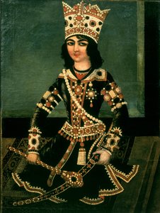 अब्बास-मिंजा का पोर्ट्रेट (c.1783-1833), फारस का राजकुमार, शाह फत अली (1797-1834 का शासनकाल)