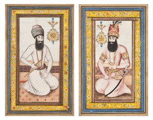 करीम खान ज़ैंड और नादिर शाह, क़ज़र ईरान के चित्र