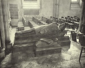 स्ट्रांगबो का स्मारक, क्राइस्ट चर्च, डबलिन (बी/डब्ल्यू फोटो) द्वारा आयरिश फोटोग्राफर