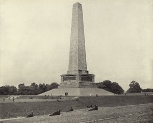वेलिंगटन प्रशंसापत्र, फीनिक्स पार्क (बी / डब्ल्यू फोटो) द्वारा आयरिश फोटोग्राफर